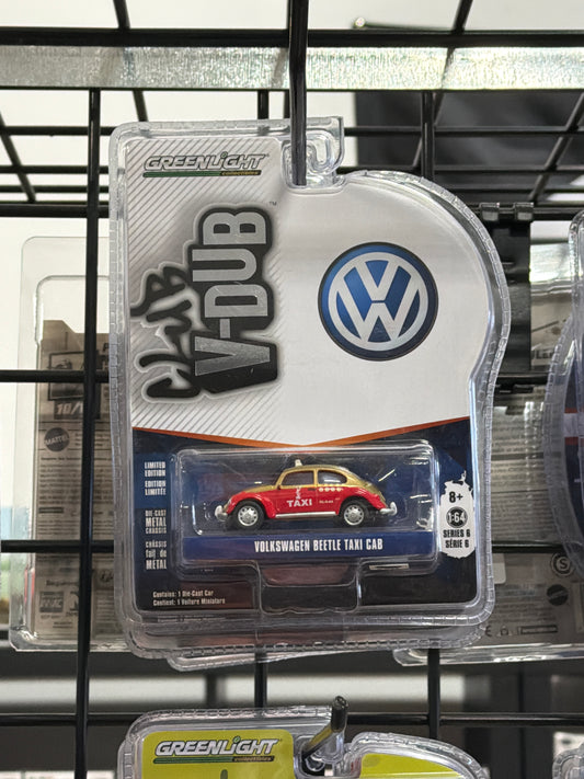 Greenlight V-Dub Club series 6 Volkswagen Beetle Taxi Cab