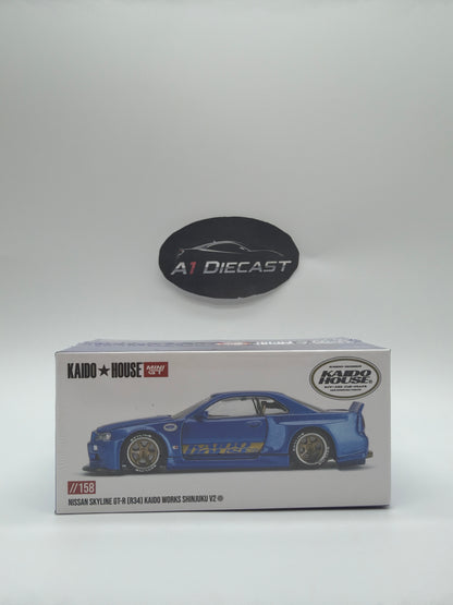 Kaido House Mini GT Nissan Skyline GT-R (R34) Kaido Works Shinjuku V2 // 158
