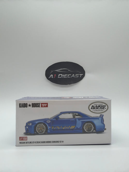 Kaido House Mini GT Nissan Skyline GT-R (R34) Kaido Works Shinjuku V2 // 158