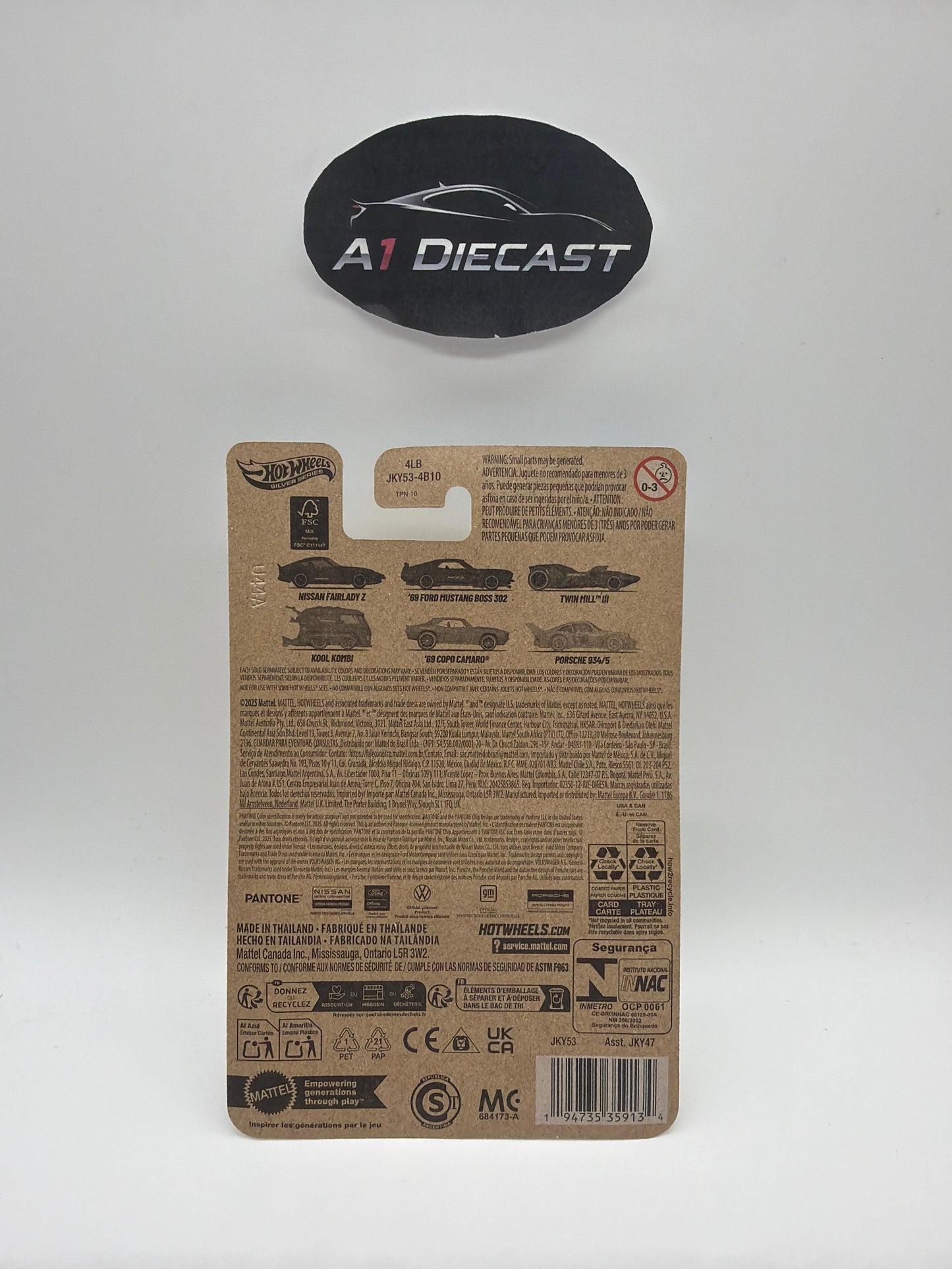 Hot Wheels Silver series Pantone 123 Porsche 934/5
