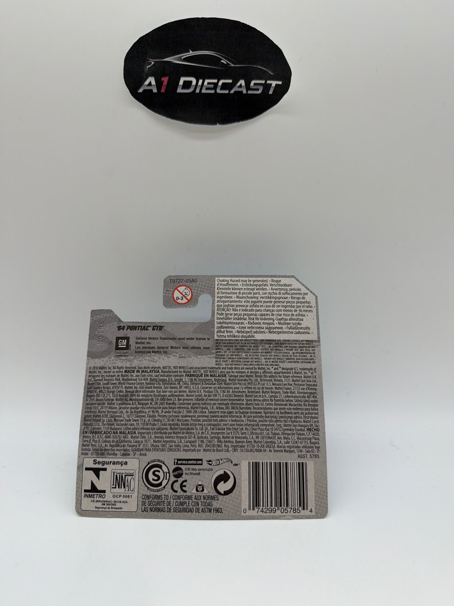 Hot Wheels ‘64 Pontiac GTO Treasure Hunt Short Card