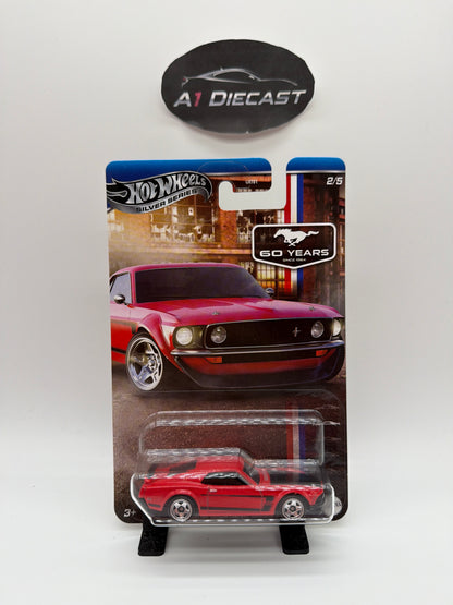 Hot Wheels Silver Series 60 years of Mustang Set of 5/5