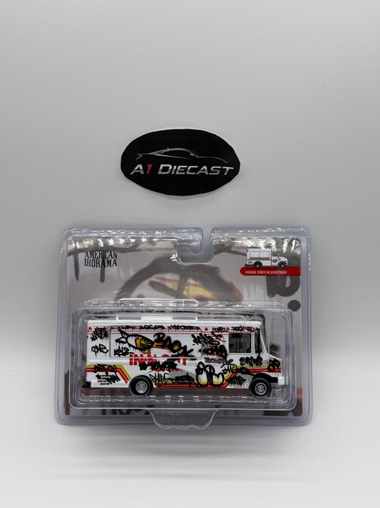 American Diorama Food Truck Edition The Graffiti Truck   AD-70102
