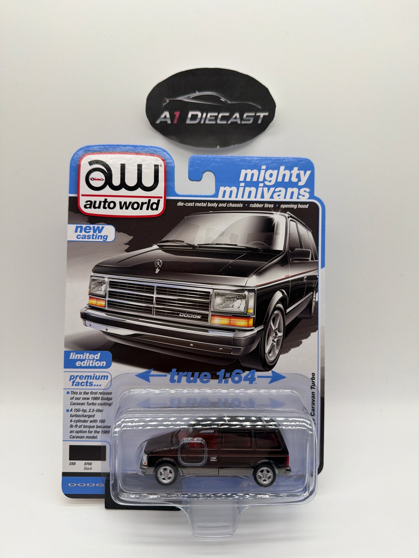 Auto World Premium 1989 Dodge Caravan Turbo
