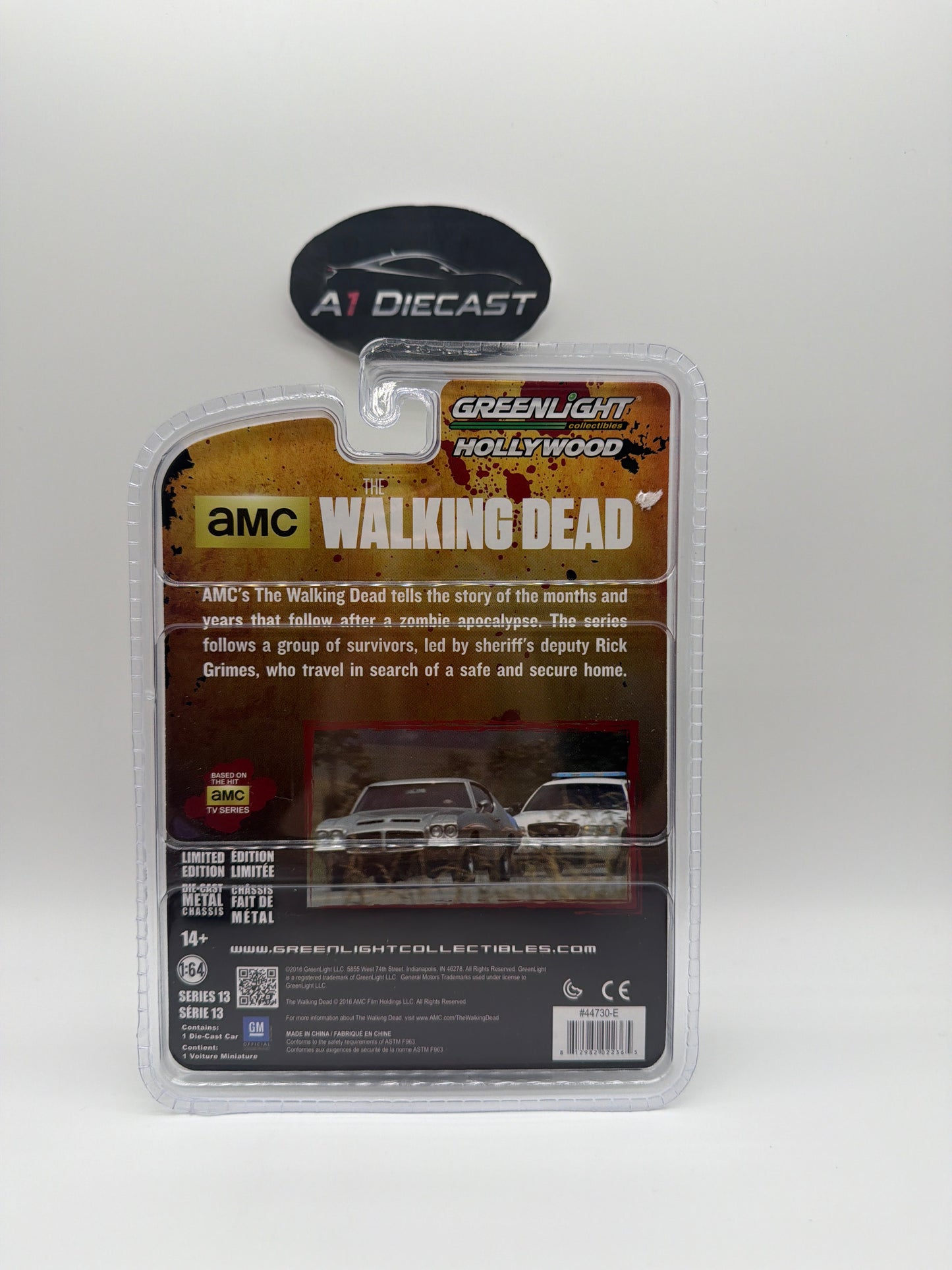 Greenlight Hollywood The Walking Dead 1971 Pontiac GTO judge