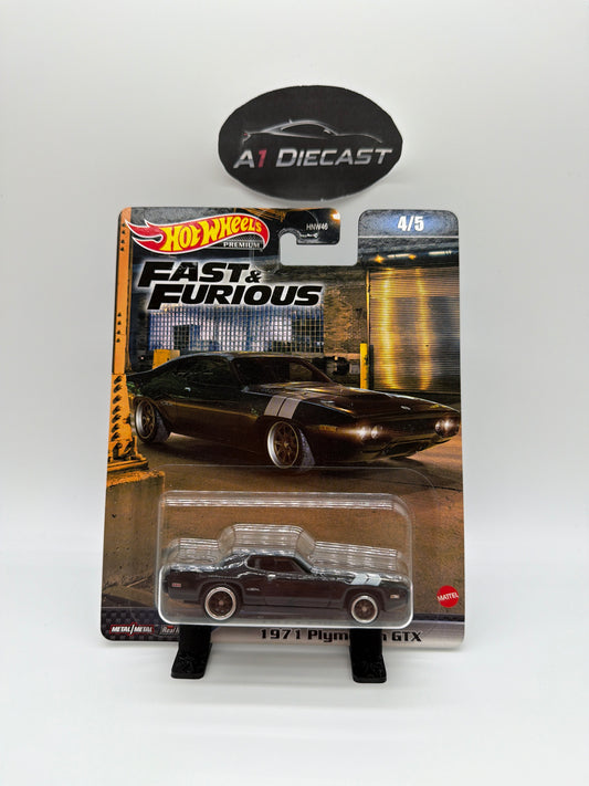 Hot Wheels Premium Fast & Furious 1971 Plymouth GTX