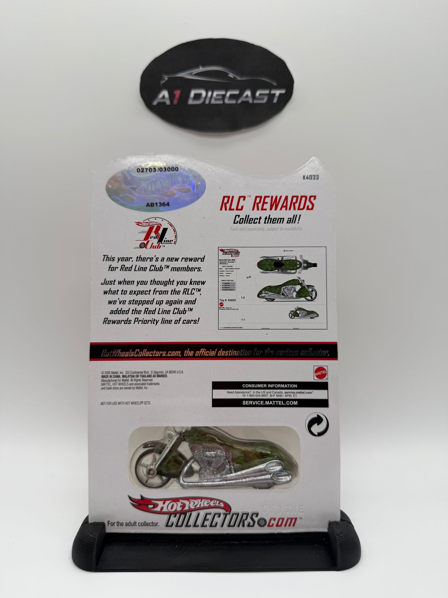 Hot Wheels RLC Rewards Series Scorchin’ Scooter