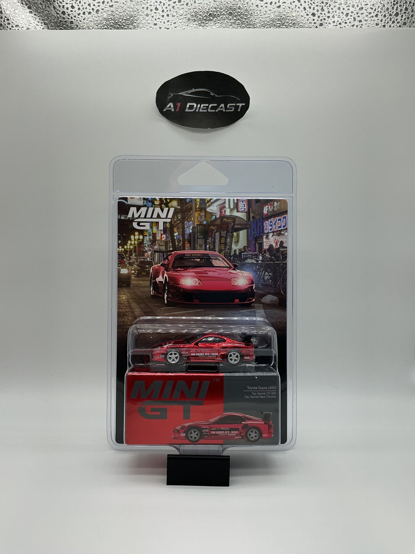 Mini GT Toyota Supra (A80) Top Secret GT-300 MGT01132-BL - 1132