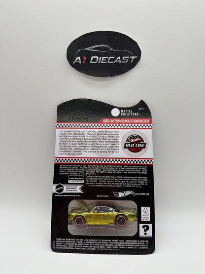 Hot Wheels Red Line Club 1968 Custom Plymouth Barracuda