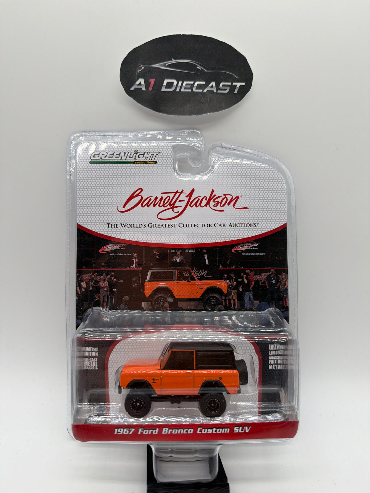 Greenlight Barrett-Jackson 1967 Ford Bronco Custom SUV