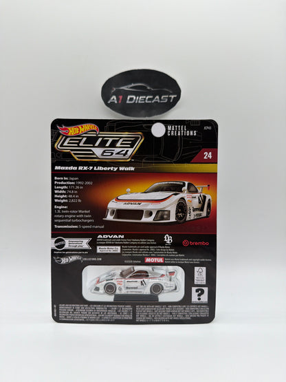 Hot Wheels Elite 64 Mazda RX-7 Liberty Walk