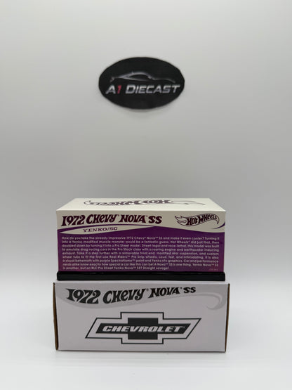 Hot Wheels Red Line Club Real Riders 1972 Chevy Nova SS