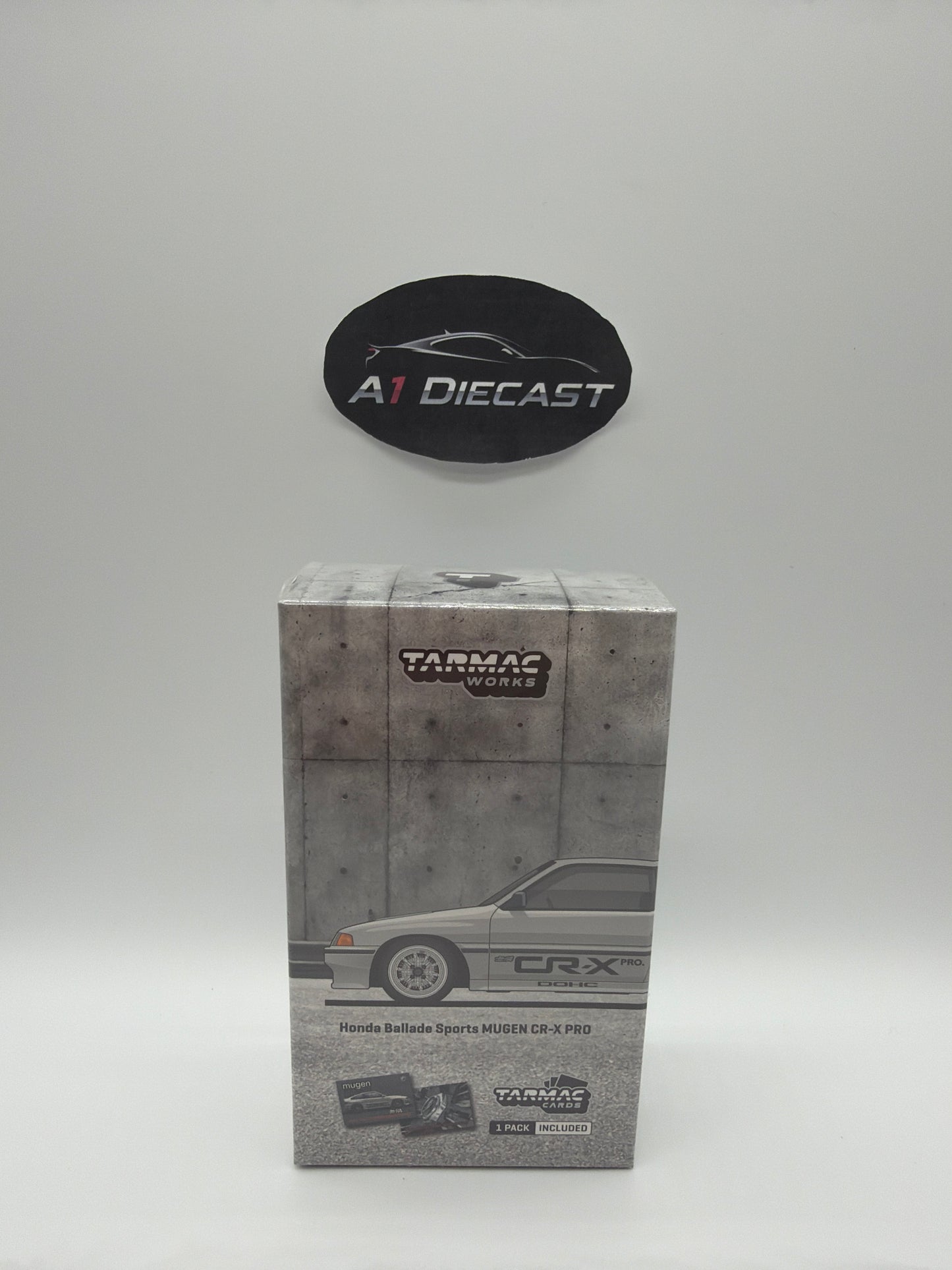 Tarmac Works Global 64 Honda Ballade Sports MUGEN CR-X PRO : Tarmac Cards 1 Pack Included
