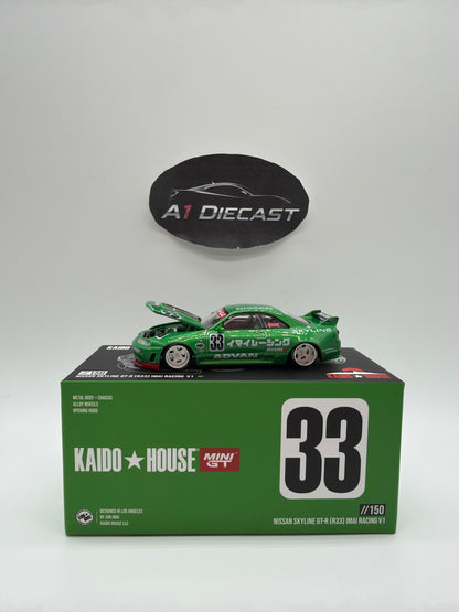Kaido House Mini GT Nissan Skyline GT-R (R33) IMAI Racing V1 //150
