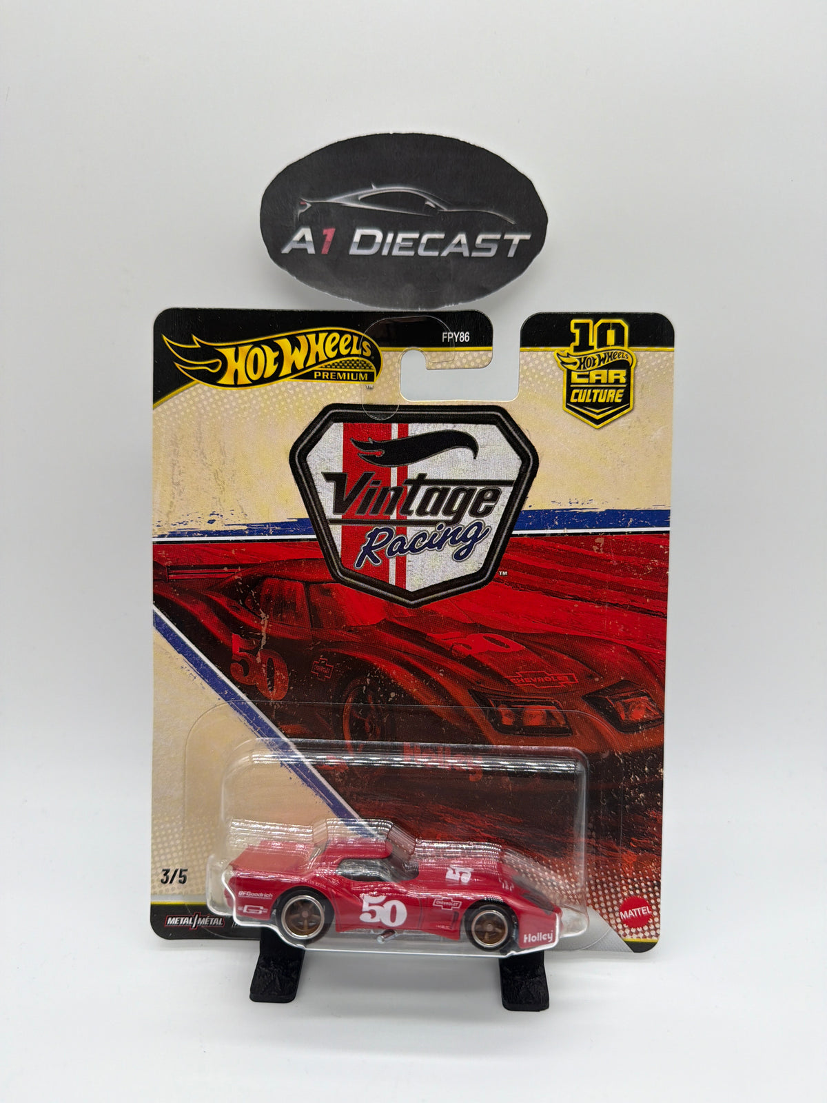 Hot Wheels Premium Car Culture Vintage Racing set of 5