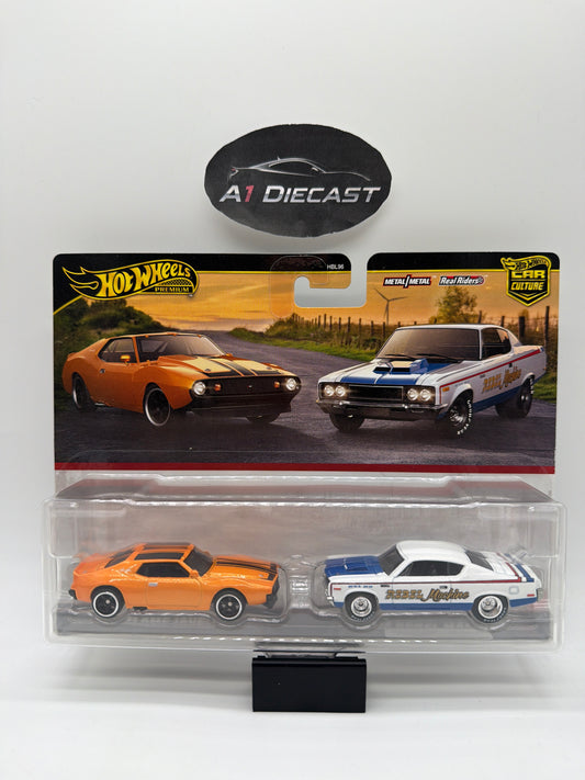 Hot Wheels Premium Car Culture ‘71 AMC Javelin & AMC Rebel Machine