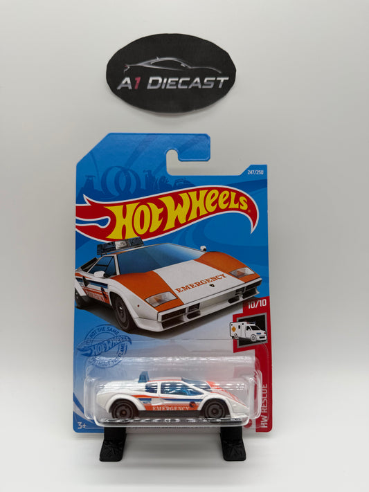 Hot Wheels Lamborghini Countach Police Car Treasure Hunt