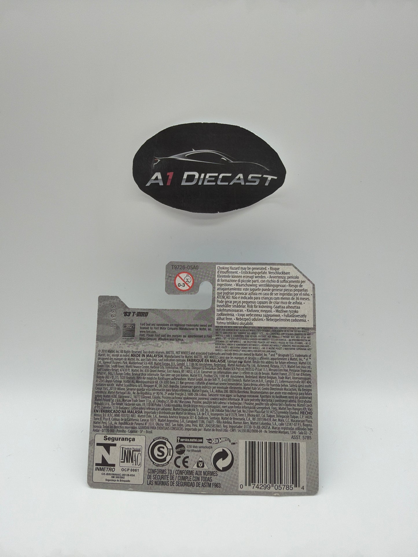 Hot Wheels ‘63 T-Bird Treasure Hunt Short Card