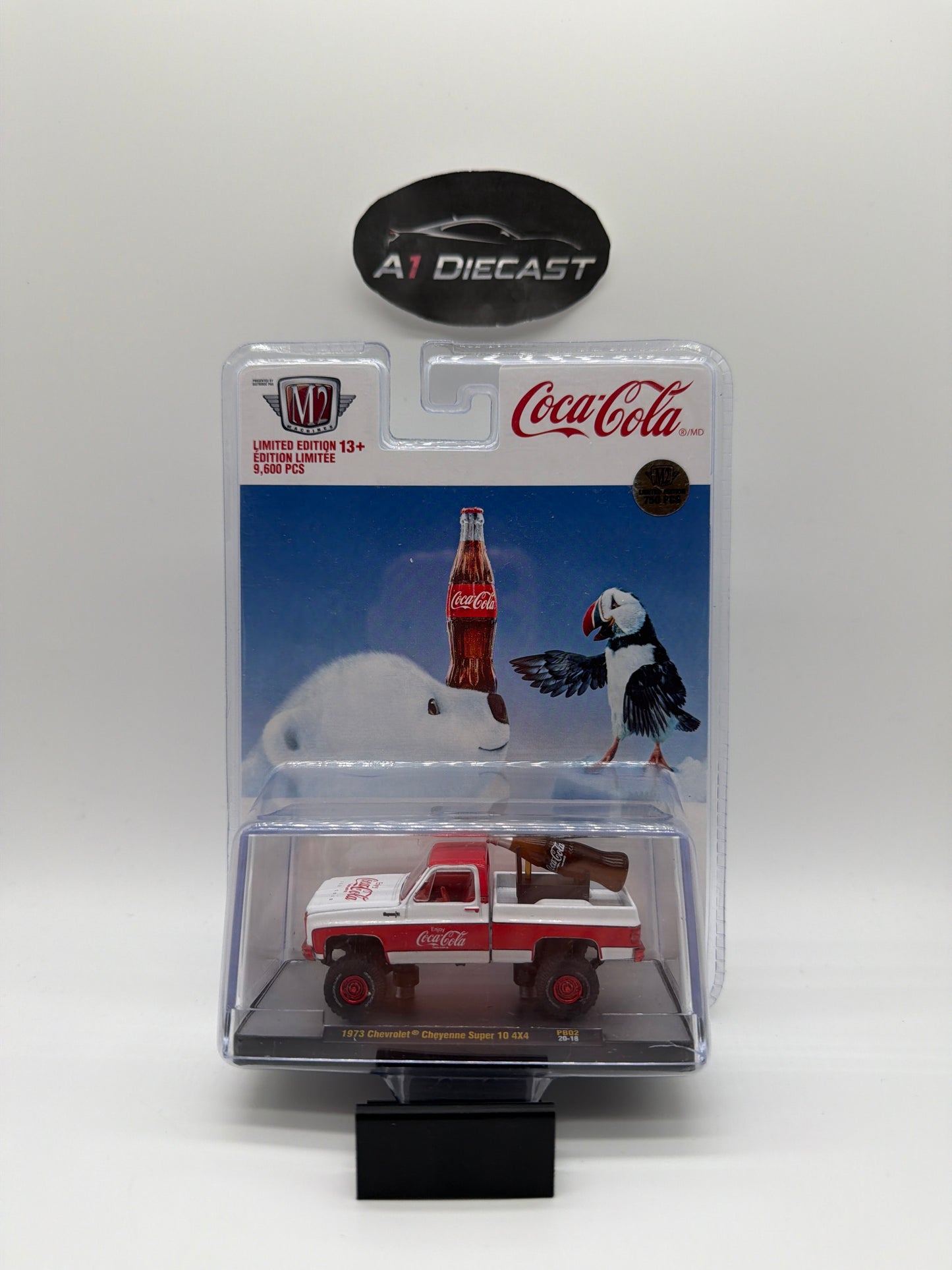 M2 Machines Coca-Cola 1973 Chevrolet Cheyenne Super 10 4x4 Chase
