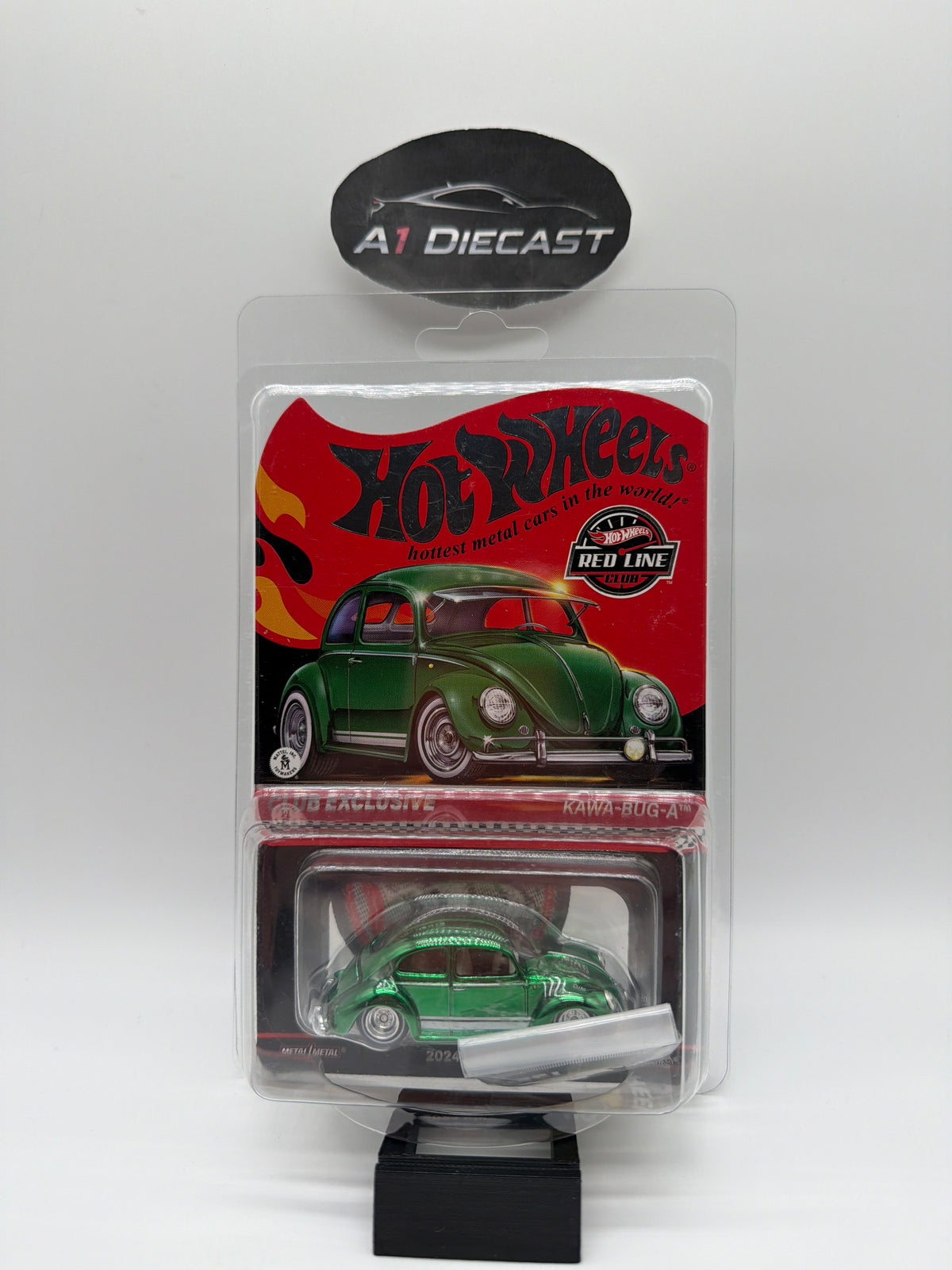 Hot Wheels Red Line Club Kawa-Bug-A with Pin & Patch
