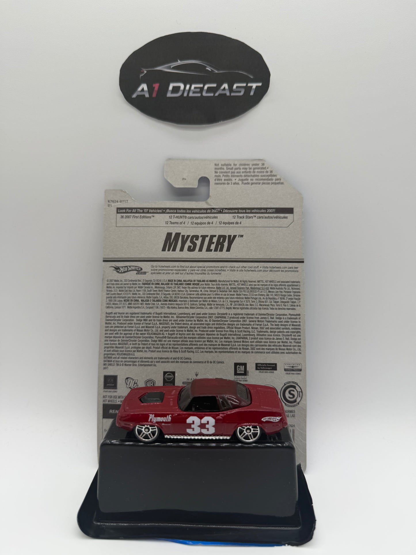 Hot Wheels Mystery 1970 Plymouth Barracuda