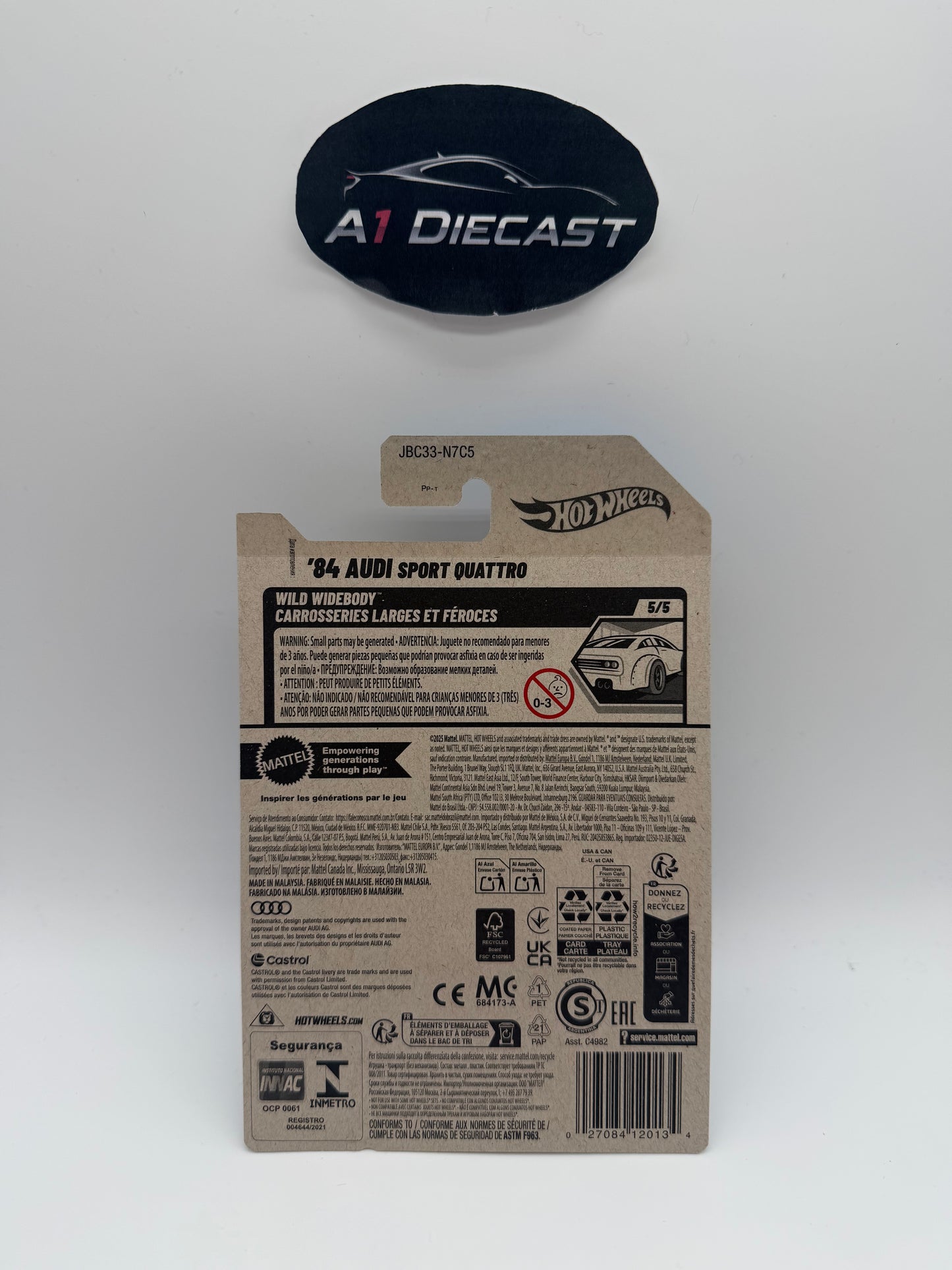 Hot Wheels ‘84 Audi Sport Quattro Treasure Hunt