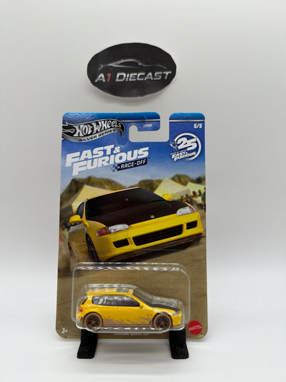 Hot Wheels Silver Series Fast & Furious Race-Off Set of 5/5