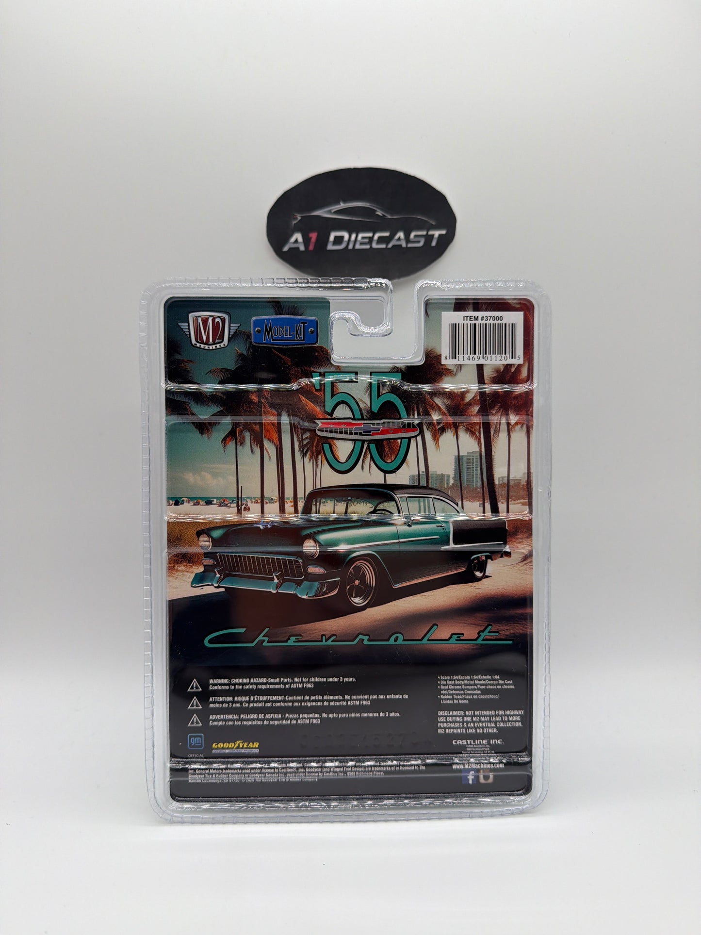 M2 Machines Model kit 1955 Chevrolet Bel Air Hardtop Custom