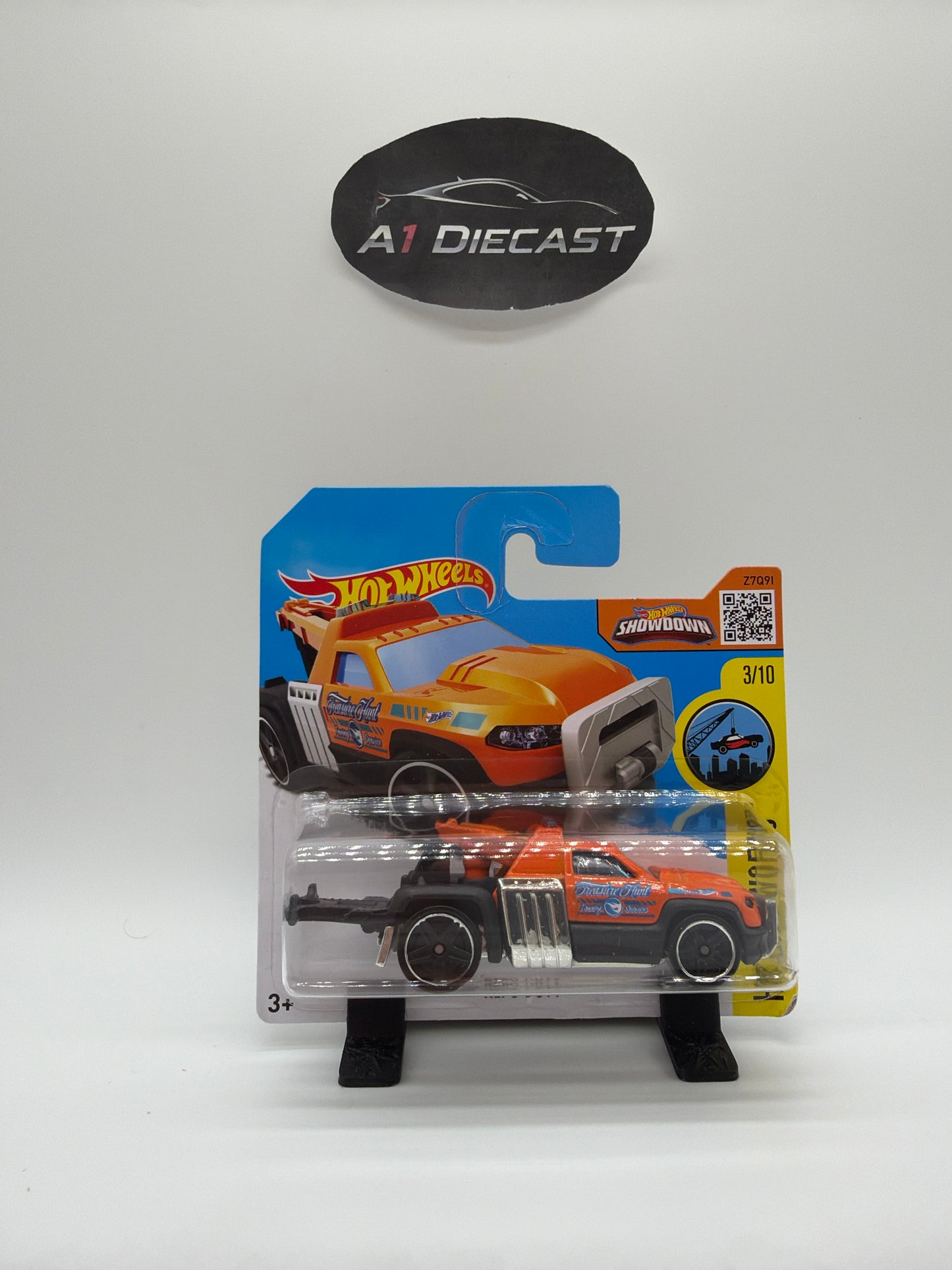 Hot Wheels Repo Duty Treasure Hunt Short Card