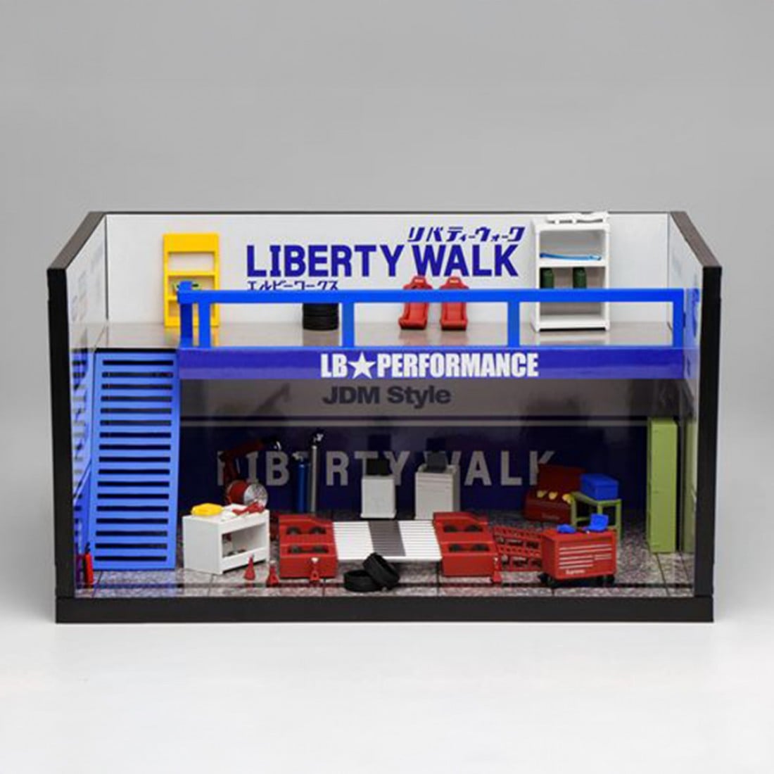 Motor Helix Liberty Walk Theme Garage with Accessories