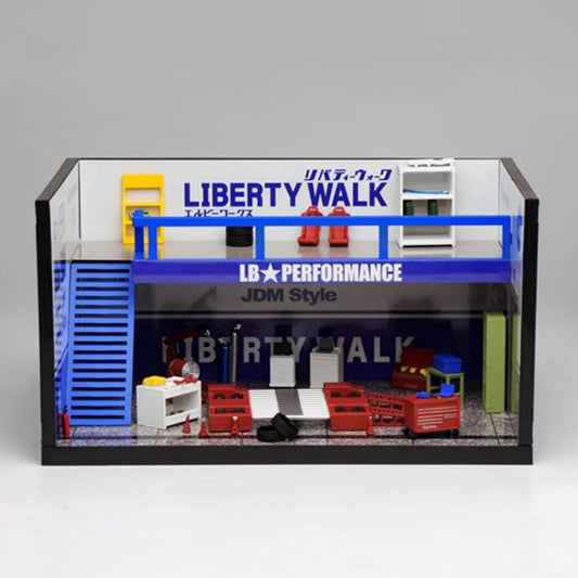 Motor Helix Liberty Walk Theme Garage with Accessories