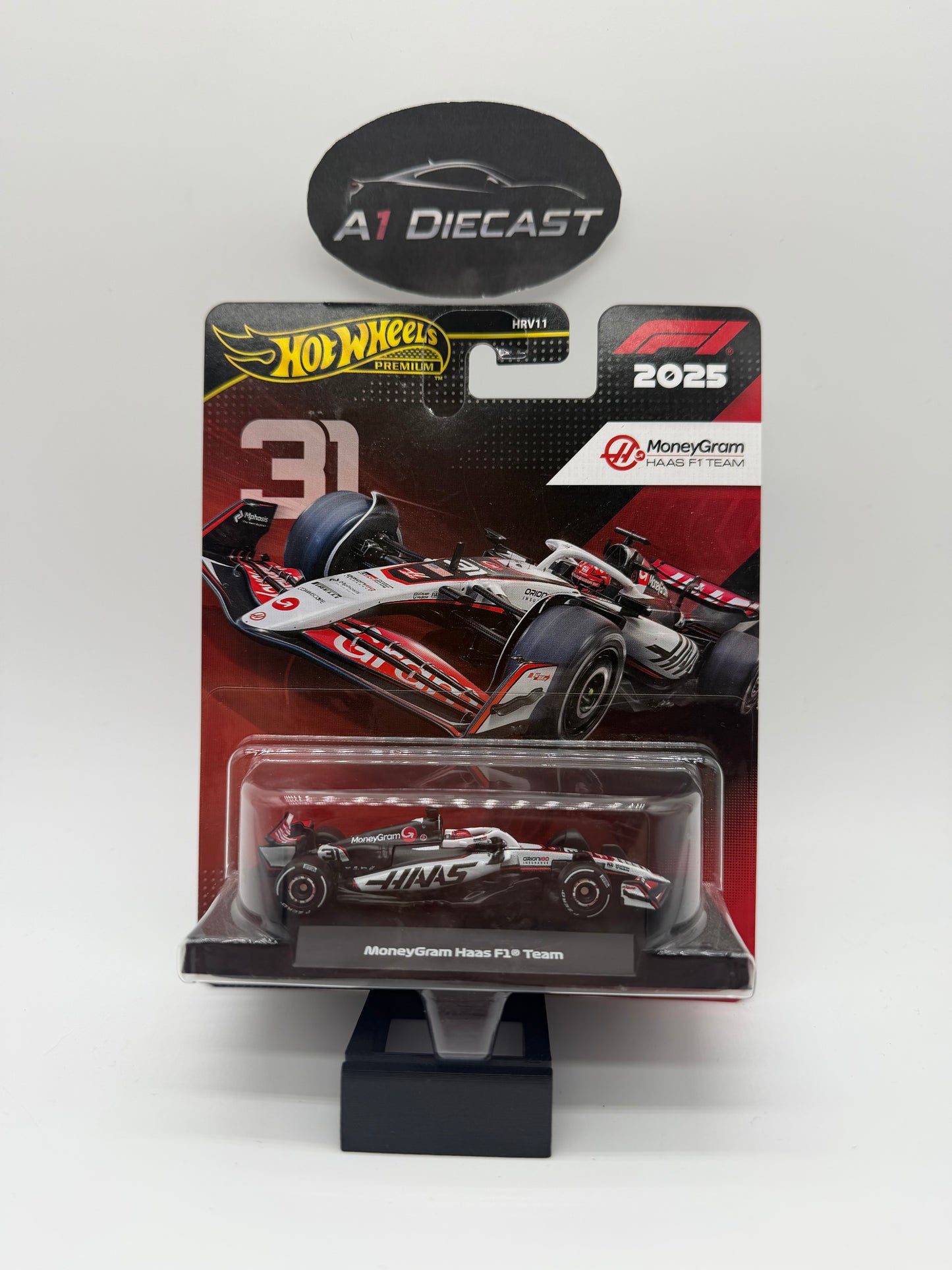 Hot Wheels Premium MoneyGram Haas F1 Team (#31)