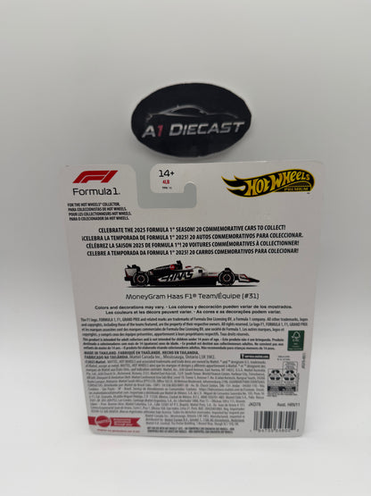 Hot Wheels Premium MoneyGram Haas F1 Team (#31)