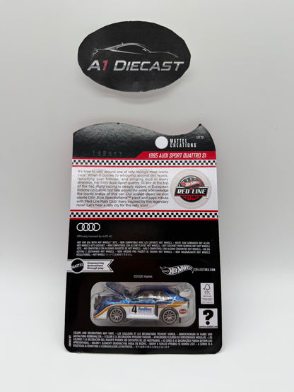 Hot Wheels Red Line Club 1985 Audi Sport Quattro S1
