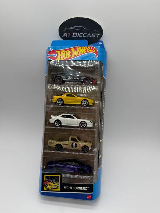 Hot Wheels 5 Pack NightBurnerz